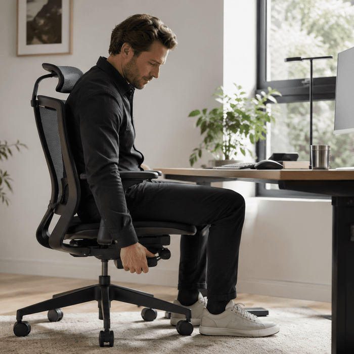 Die wichtigsten Funktionen eines Bürostuhls einfach erklärt - Reoffice