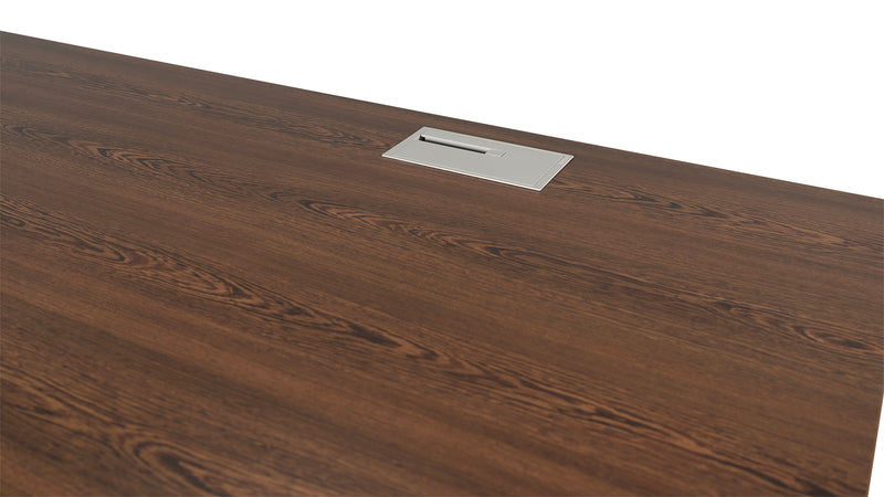 Manuell höhenverstellbarer Schreibtisch Steelcase Legno