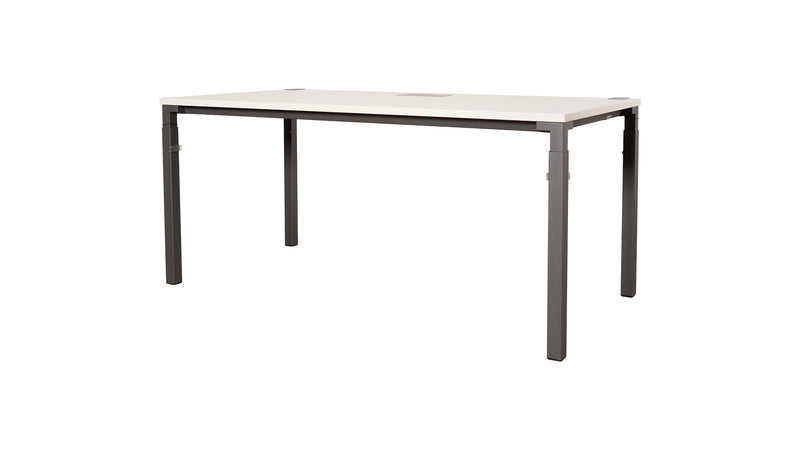 Manuell höhenverstellbarer Schreibtisch Steelcase Bianco