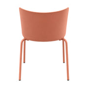 Besprechungsstuhl Polytone Rosa von Narbutas, Ausstellungsstück – Rückansicht der Sitzschale