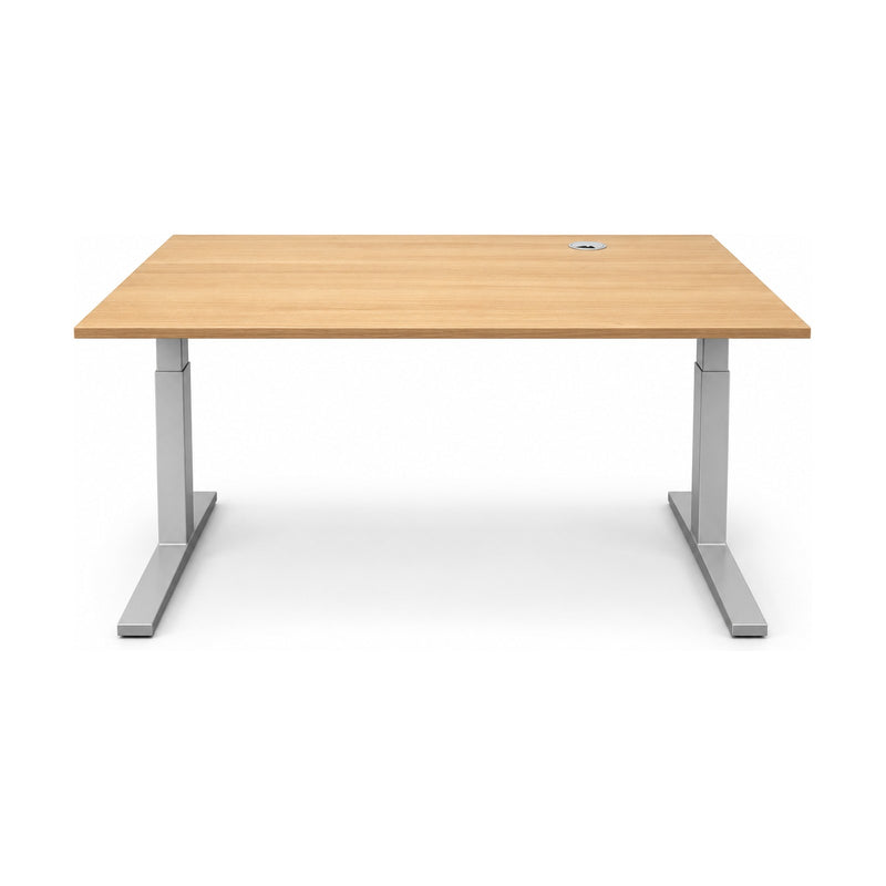 Schreibtisch Bene 140 x 80 cm höhenverstellbar – Ansicht 2