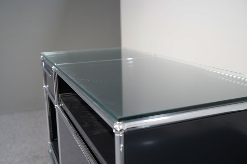 USM Haller Sideboard 4 Schubladen Schwarz
