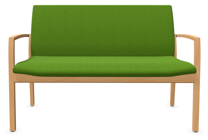 Kusch+Co Palato Sofa auf Holzgestell