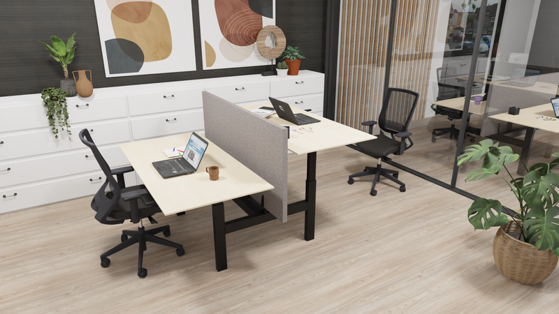 Elektrisch höhenverstellbar Doppelschreibtisch R1 Duo