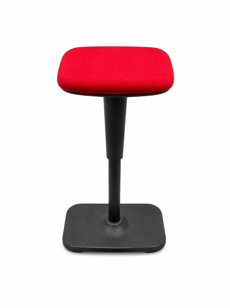 Steh-Sitz Hocker Timmi Rot von Nowy Styl, Ausstellungsstück – Gesamtansicht