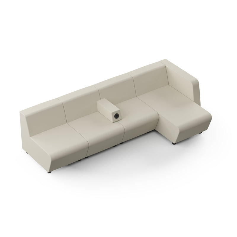 Soft Rock Lounge-Sitz mit Rückenlehne (lang)