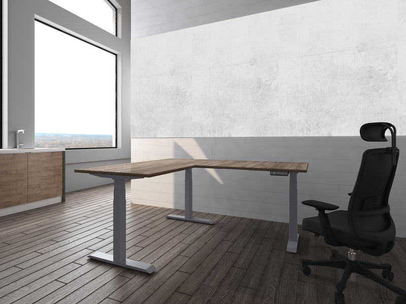 Elektrisch höhenverstellbarer Eckschreibtisch - R1 Twist 90°