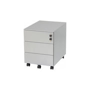 Metallcontainer mit drei Laden, Aluminium