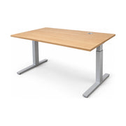 Schreibtisch Bene 140 x 80 cm höhenverstellbar – Ansicht 3