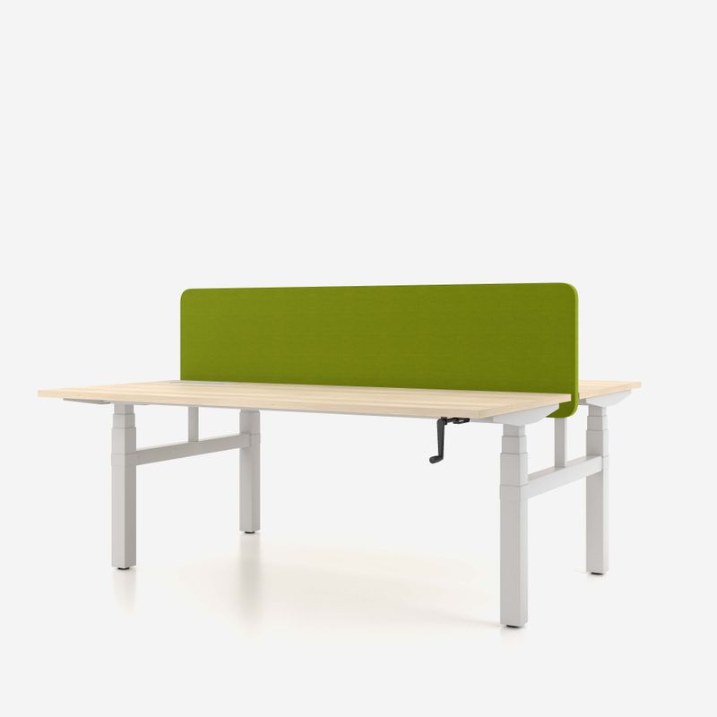 Elektrisch höhenverstellbarer Doppelschreibtisch eModel 2.0 Workbench