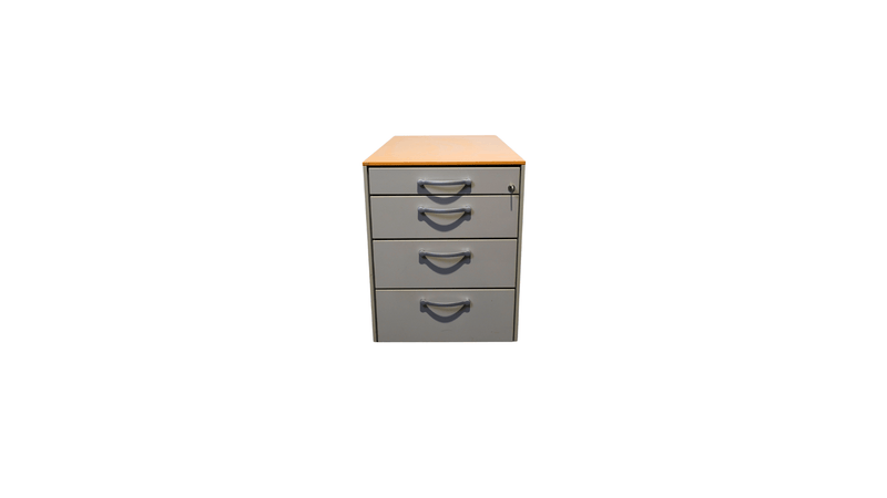 Hali „WoodFrame“ Rollcontainer in Buche - Reoffice