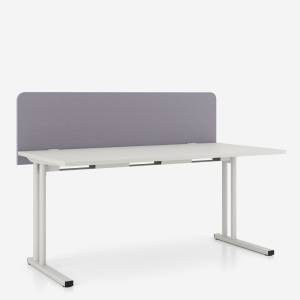 Tischtrennwand E10 (vollgepolstert)