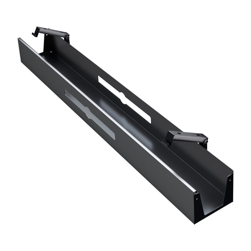 Kabelwanne kippbar 100 cm, Schwarz