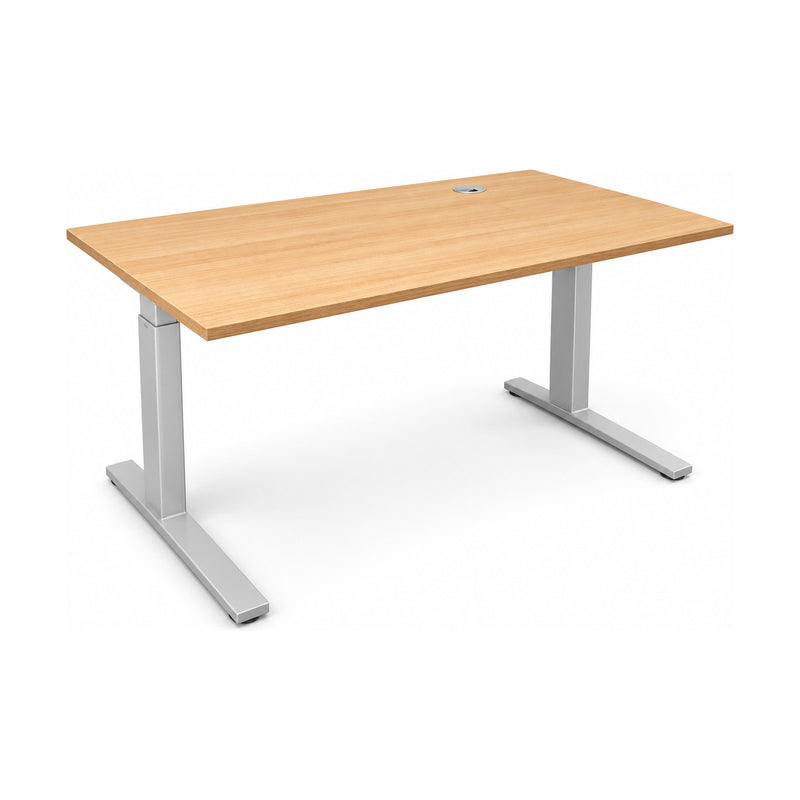 Schreibtisch Bene 140 x 80 cm höhenverstellbar – Ansicht 1