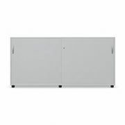 MARO PRO Schiebetürenschrank 160 cm, 2 OH in Grau – Frontansicht