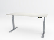Yellow Dot Move – Platte Topweiss 0112 FH, Gestell Aluminium RAL 9006