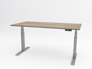 Yellow Dot Move – Platte Vicenza Eiche H3157 ST12, Gestell Aluminium RAL 9006
