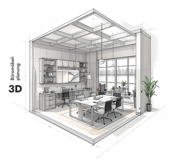 3D-Büromöbelplanung: Ihr Büro vorab erleben