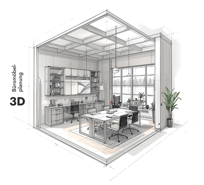 3D-Büromöbelplanung: Ihr Büro vorab erleben