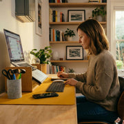 Gustav FlexMat Schreibtischunterlage Veganes Leder - Reoffice