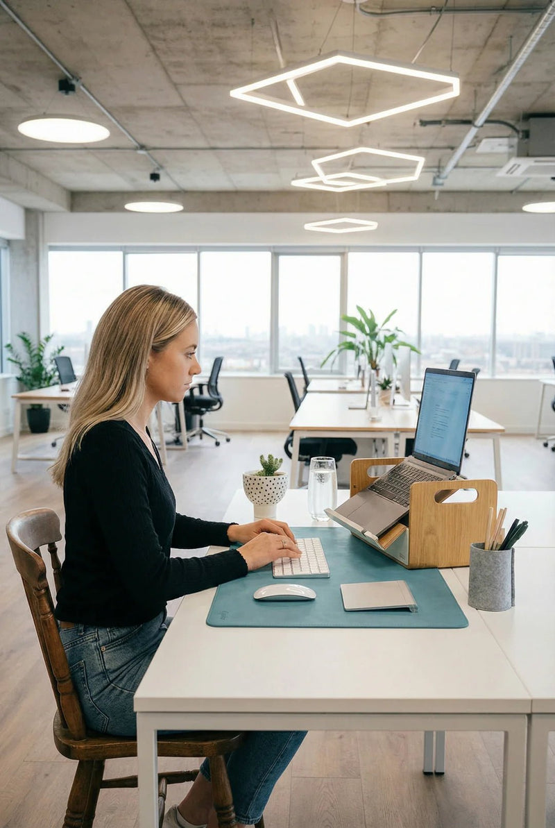 Gustav FlexMat Schreibtischunterlage Veganes Leder - Reoffice