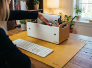 Gustav FlexMat Schreibtischunterlage Veganes Leder - Reoffice