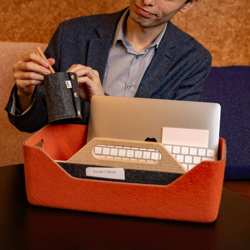 Gustav Loop Desk Caddy Organizer Filz - Reoffice