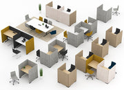 Narbutas My Space Akustikmöbel Viererarbeitsplatz - Reoffice