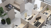 Narbutas My Space Akustikmöbel Viererarbeitsplatz - Reoffice
