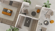 Narbutas My Space Akustikmöbel Viererarbeitsplatz - Reoffice