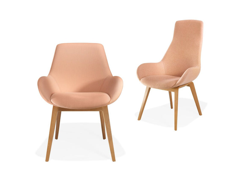 Besprechungssessel Lupino (Holzgestell) - Reoffice