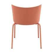 Besprechungsstuhl Polytone Rosa von Narbutas, Ausstellungsstück – Rückansicht der Sitzschale