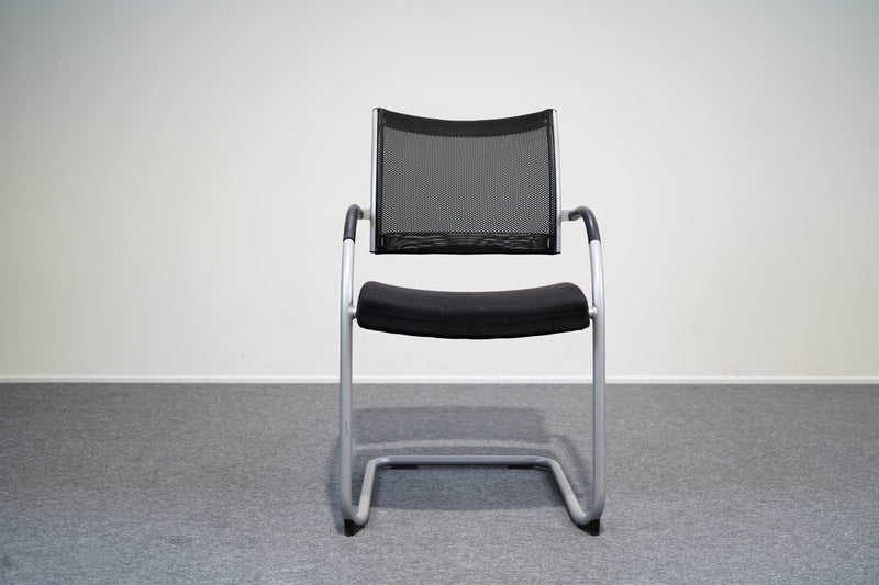 Besuchersessel Schwarz Mesh Wiesen Hager - Reoffice