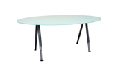 Ikea Glastisch Gallant Oval - Reoffice