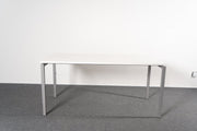 Schreibtisch Weiß Grau 160x80 Narbutas Ausstellungsstück - Reoffice