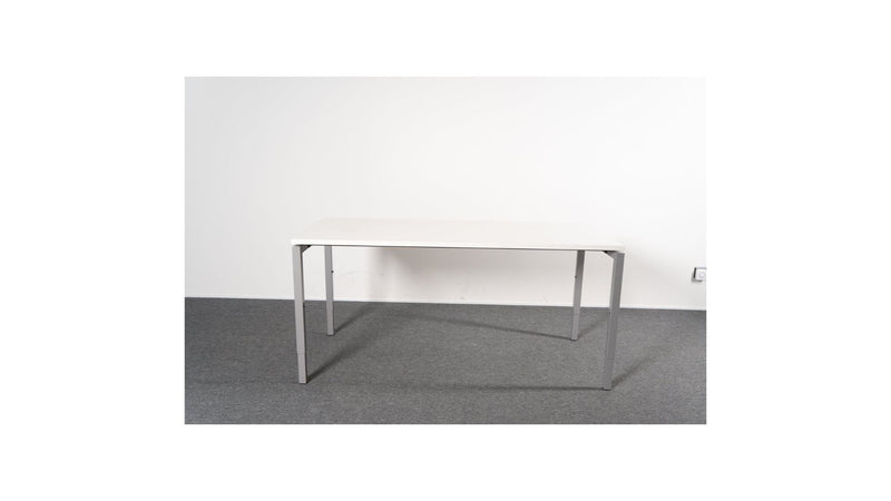Schreibtisch Weiß Grau 160x80 Narbutas Ausstellungsstück - Reoffice