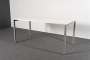 Schreibtisch Weiß Grau 160x80 Narbutas Ausstellungsstück - Reoffice