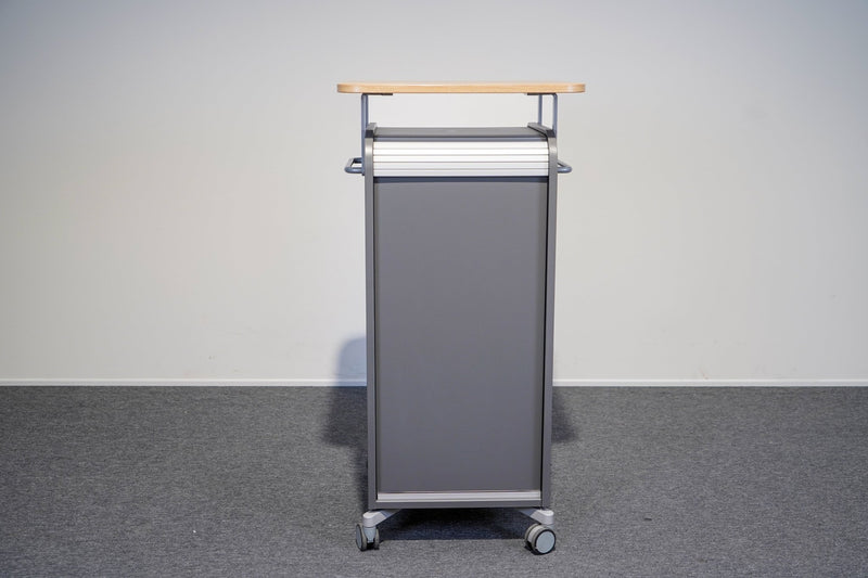 Rollcaddy Grau Eiche mit 3 Laden Bene - Reoffice