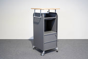 Rollcaddy Grau Eiche mit 3 Laden Bene - Reoffice