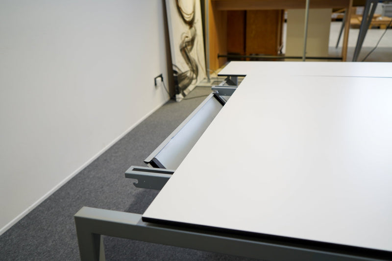 Ecktisch Hellgrau 180x120 Neudörfler - Reoffice