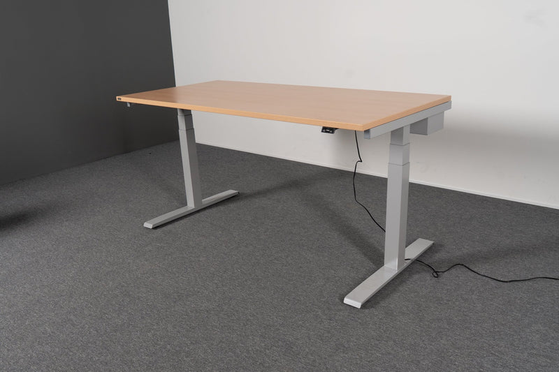 Schreibtisch elektrisch 160x80 verschiedene Platten Nowy Styl - Reoffice