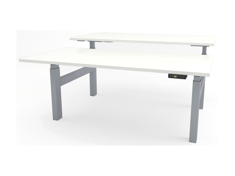 Yellow Dot Duo – Platte Topweiss 0112 FH, Gestell Silber