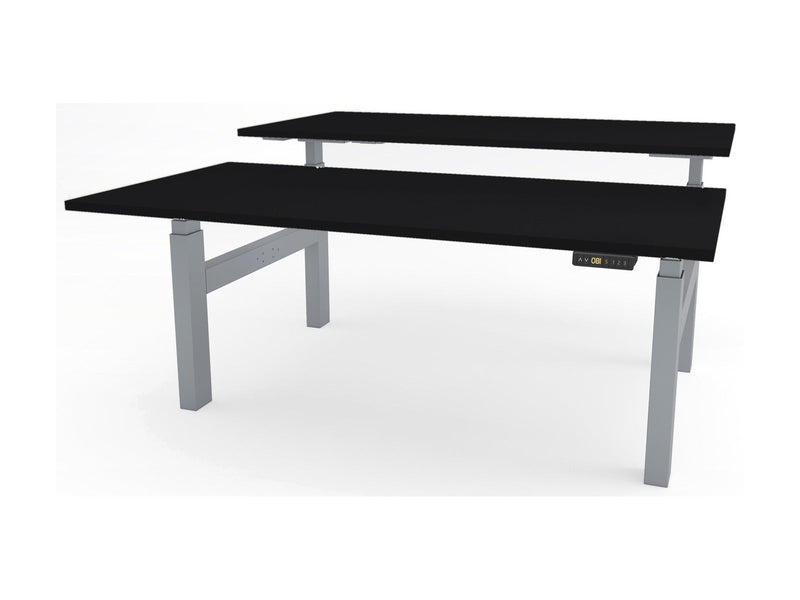 Yellow Dot Duo – Platte Schwarz U999 ST7, Gestell Silber