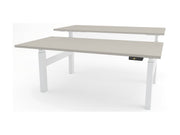 Yellow Dot Duo – Platte Birkengrau 0741 FH, Gestell Weiss