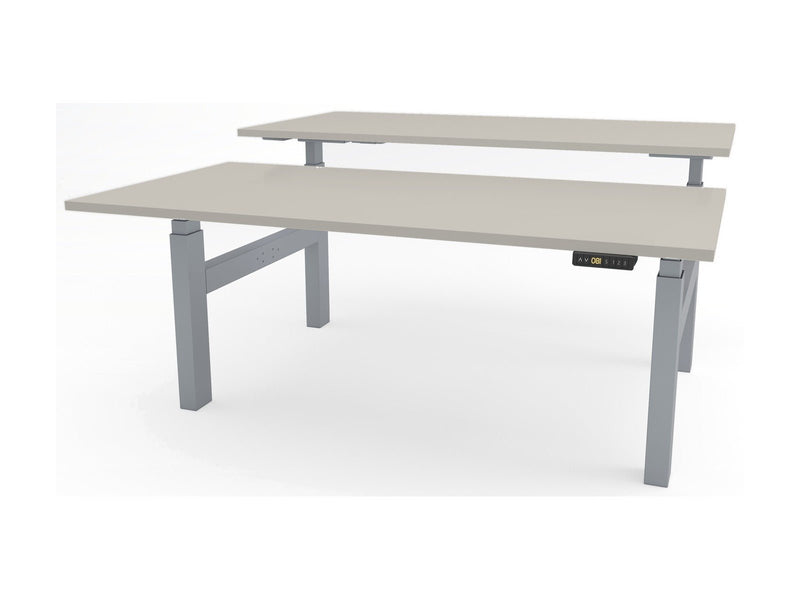 Yellow Dot Duo – Platte Birkengrau 0741 FH, Gestell Silber