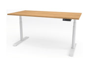 Yellow Dot Ring – Platte Obirbuche Geplankt 0157 NA, Gestell Weiß RAL 9016