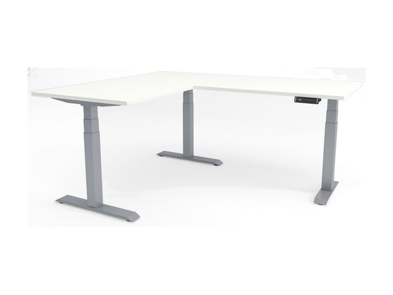 Yellow Dot Twist 90° – Platte Topweiss 0112 FH, Gestell Silber