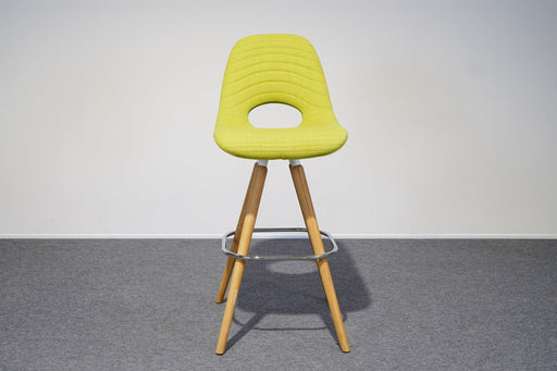 Barhocker aus Holz in Grün Nowy Styl