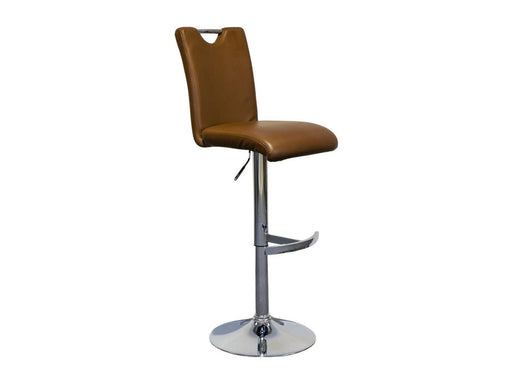 Barhocker höhenverstellbar in Lederoptik