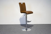 Barhocker höhenverstellbar in Lederoptik - Reoffice